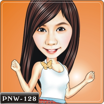 女生人像Q版漫畫PNW-128